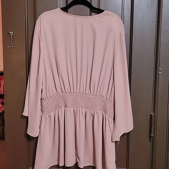 Torrid Size 2 Pink Dressy Low-cut Top - Picture 3 of 3